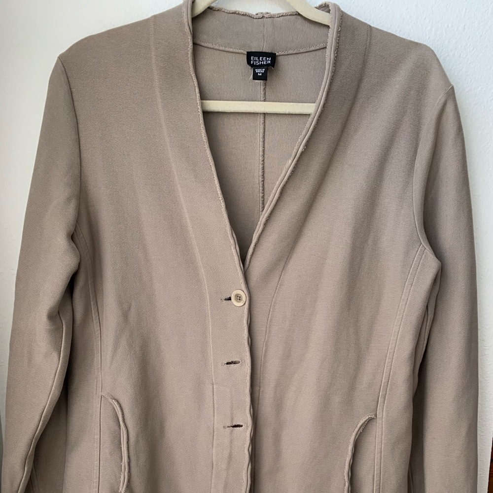 Eileen Fisher button jacket cardigan